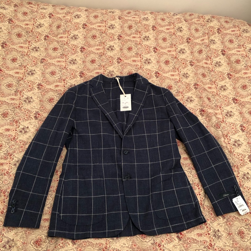 Lubiam men’s 100%Cotton dress jacket